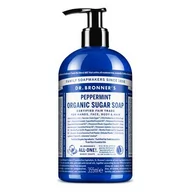 Mydła - Dr. Bronner's Dr Bronners Dr Bronners Peppermint mydło w płynie do ciała i włosów 355 ml - miniaturka - grafika 1