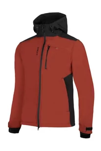 Kurtka męska softshell Alpinus Aso rudo-czarny - Kurtki i kamizelki sportowe męskie - miniaturka - grafika 1