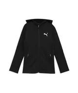 Bluzy dla chłopców - PUMA Chłopięca bluza z kapturem Evostripe Fz Dk B Sweat - miniaturka - grafika 1