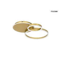 Lampy sufitowe - Moosee lampa sufitowa / plafon rings 3 złota MSE1501100506 - miniaturka - grafika 1