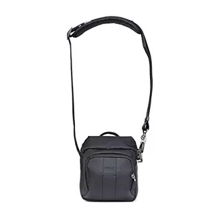 Torebki damskie - Pacsafe Camsafe LS Crossbody Square Torba, Dorośli Unisex, Czarny (Czarny), Jeden Rozmiar - grafika 1