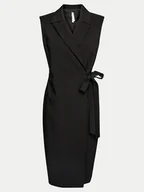 Sukienki - Imperial Sukienka koktajlowa ADOFHJZ Czarny Slim Fit - miniaturka - grafika 1