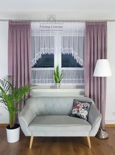 Firanka do kuchni z zazdrostkami, nowoczesne firanki do kuchni - Firany Firanka do kuchni z zazdrostkami, nowoczesne firanki do kuchni - Firany - miniaturka - grafika 1