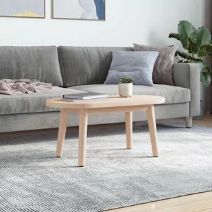 Blat stołu, 60x30x2,5 cm, lite drewno sosnowe, owalny Lumarko! - Meble modułowe i akcesoria - miniaturka - grafika 3