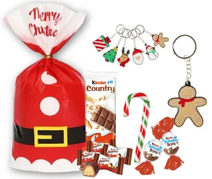 Zestaw Świąteczny na Mikołajki Święta dla Dzieci Dziecka do Szkoły Słodycze - Zestawy upominkowe - miniaturka - grafika 1