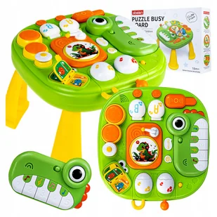 Stolik Interaktywny Dinozaur Dla Dziecka Pianinko Gramofon Jaja Dinozaura - Zabawki interaktywne dla dzieci Stolik Interaktywny Dinozaur Dla Dziecka Pianinko Gramofon Jaja Dinozaura - Zabawki interaktywne dla dzieci - miniaturka - grafika 1