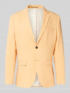 Marynarka o kroju slim fit z brustaszą model ‘LIAM’ - Marynarki męskie - miniaturka - grafika 1
