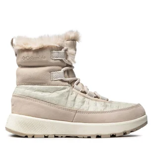Śniegowce Columbia Slopeside Peak Luxe BL5106 Beżowy - Śniegowce damskie - miniaturka - grafika 1