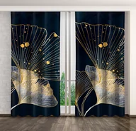 Zasłony - Zasłona Gotowa Na Żabki, 160X250, Turkusowa W Kwiaty, Zmb-69 - miniaturka - grafika 1