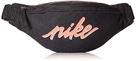 Torebki damskie - Nike DD1656-010 NK HERITAGE HIP PACK-SMALL FEM Torba sportowa Damska black/black/(jasne mango) MISC, Czarny/Czarny/(Bright Mango), MISC, Muszla - miniaturka - grafika 1