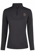 Koszulki jeździeckie - Eskadron Bluzka techniczna HALF-ZIP SHIRT Heritage AW 24/25 - black - miniaturka - grafika 1