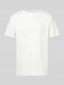 Koszulki męskie - T-shirt z prążkowanym, okrągłym dekoltem model ‘SANDER’ - miniaturka - grafika 1