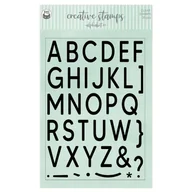 Scrapbooking - Zestaw stempli Alfabet 01 A5, 35szt. - miniaturka - grafika 1