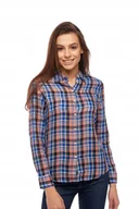 Koszule damskie - WRANGLER SLIM SHIRT COBALT BLUE W5R0OBB09 XS - miniaturka - grafika 1