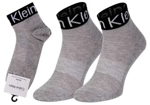 CALVIN KLEIN SKARPETY SKARPETKI 1 PARA GREY 701218785 003 - Rozmiar: 37-41 - Skarpetki damskie - miniaturka - grafika 1