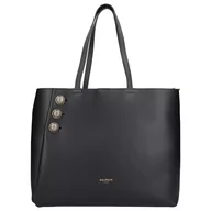 Torebki damskie - Balmain Shopper SAC CABAS EMBLEME skóra cielęca - miniaturka - grafika 1