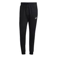 Spodenki męskie - adidas Męskie spodnie M Feelcozy, czarne/białe, rozmiar XS, czarny/biały, XS - miniaturka - grafika 1