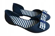 Baleriny - BUTY BALERINY LOFT37 kokarda guma GRANAT *39 - miniaturka - grafika 1