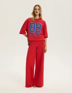 Piżamy damskie - Piżama damska Kidd Bloovii czerwony L - miniaturka - grafika 1