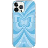Etui i futerały do telefonów - Etui do Apple IPHONE 14 PRO Motyle 001 Babaco Nadruk pełny Niebieski - miniaturka - grafika 1
