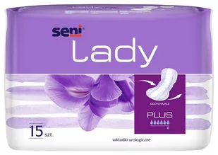 Seni Lady Plus Wkładki Urologiczne 15 Szt. - Kosmetyki do higieny intymnej - miniaturka - grafika 1