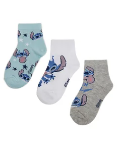 Disney Classics Skarpety ACCCS-SS25-349DCLS(3-PACK) Biały - Skarpetki dla dzieci - miniaturka - grafika 1