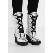 Kozaki damskie - Kozaki Calvin Klein Simona Metaliczne 38 3k2g7* Eu38 3_2 - miniaturka - grafika 1