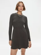 Sukienki - ONLY Sukienka dzianinowa 15306551 Szary Regular Fit - miniaturka - grafika 1