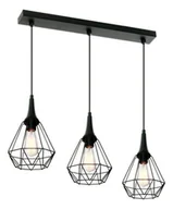 Lampy sufitowe - Lampex Designerska Lampa Wisząca Lofta 3 L 896/3L - miniaturka - grafika 1