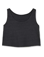 Koszulki i topy damskie - Build Your Brand Womens Ladies Oversized Tanktop T-Shirt, Charcoal, 5XL - miniaturka - grafika 1