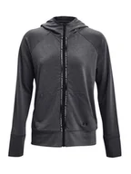 Kurtki i kamizelki sportowe damskie - Under Armour Bluza w kolorze szarym - miniaturka - grafika 1