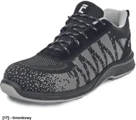 Obuwie robocze - CERVA GEARGRINT S1 MF SRC - Lekkie półbuty bezpieczne METAL FREE kompozytowy podnosek cholewka materiał tekstylnyo podeszwa lejoodporna - limonkowy 38 - miniaturka - grafika 1