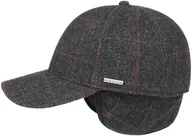 Czapki i chusty sportowe męskie - Czapka z Klapkami na Uszy Kinty Wool by Stetson, szary, L (58-59 cm) - miniaturka - grafika 1
