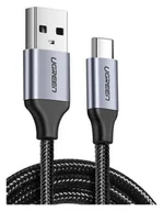 Kable USB - Ugreen USB do USB-C QC 3.0 1.5m czarny - miniaturka - grafika 1