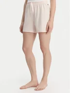 Piżamy damskie - BOSS Szorty piżamowe 50515606 Różowy Regular Fit - miniaturka - grafika 1