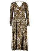 Sukienki - Guess Sukienka w kolorze jasnobrązowym - miniaturka - grafika 1