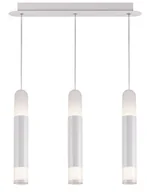 Lampy sufitowe - Light Prestige LAMPA wisząca FORLI LP-8011/3P metalowa OPRAWA listwa LED 30W zwis tuby chrom białe LP-8011/3P - miniaturka - grafika 1