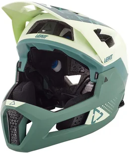 Leatt Leatt MTB 4.0 Enduro Helmet, zielony/biały 51-55cm 2022 Kaski MTB LE-HLT-2130/2303/S - Kaski rowerowe - miniaturka - grafika 1