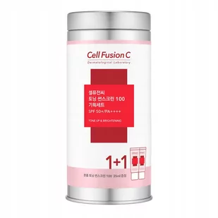 Cell Fusion C Toning Sunscreen 100 SPF50+ /PA ++++ Tonizujący krem z wysoka ochroną przeciwsłoneczną 2 x 35 ml - Balsamy i kremy do opalania - miniaturka - grafika 1