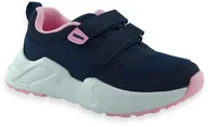 Buty dla dziewczynek - Dziewczęce buty sportowe Befdao 516X/Y300 Hill Granatowe - miniaturka - grafika 1