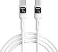 Kable USB - Kabel USB Techly USB-C - USB-C 1 m Biały (ICOC-MUSB20-C60W1) - miniaturka - grafika 1