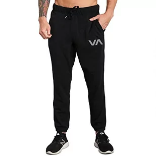 RVCA Męskie spodnie dresowe Swift Sweat, Black 2, XL - Spodenki męskie - miniaturka - grafika 1