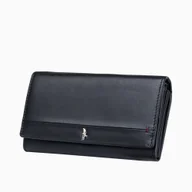 Portfele - Portfel Damski Skórzany Skóra Naturalna Na Karty PUCCINI Czarny NA1958 1 - miniaturka - grafika 1