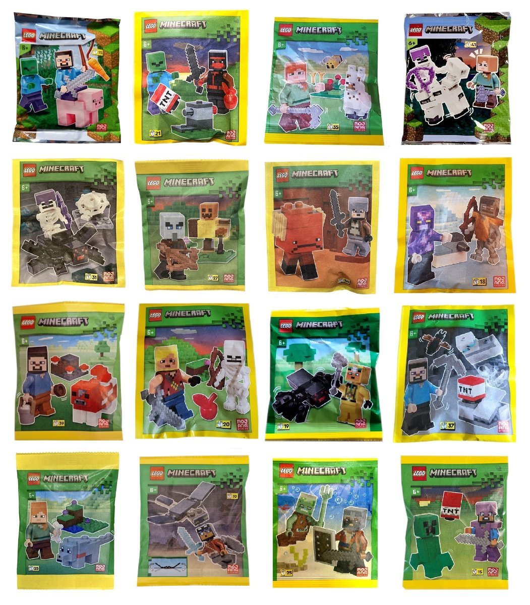 Klocki LEGO Minecraft - Zestaw 16 Polybag - MC20