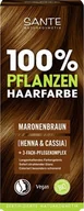 Farby do włosów i szampony koloryzujące - Sante Roślinna farba do włosów w proszku MARONENBRAUN - miniaturka - grafika 1