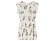 Sukienki i spódniczki dla dziewczynek - lupilu® Sukienka dziewczęca z wiskozą (110/116, Biały) - miniaturka - grafika 1