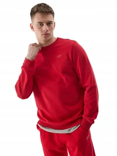 Bluza 4F Męska 4Fwss24Tswsm1181-61S Czerwona S - Bluzy męskie - miniaturka - grafika 1