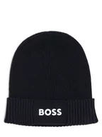 Czapki męskie - BOSS Green - Czapka męska  Asic_Beanie-X, niebieski - miniaturka - grafika 1
