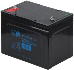 MW Power Akumulator AGM MWP 75-12h 12V 75Ah MWP 75-12h - Akumulatory ogólnego zastosowania - miniaturka - grafika 1