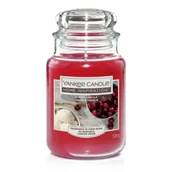 Świece - Yankee Candle Świeca w Dużym Słoiku Cherry Vanilla - miniaturka - grafika 1